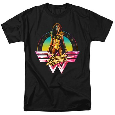 Wonder Woman 84 Color Pop Mens T Shirt Black Retro Pop Classics