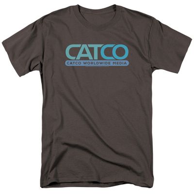 Supergirl Catco Logo Mens T Shirt Charcoal Retro Pop Classics
