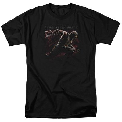 Mortal Kombat X Scorpion Lunge Mens T Shirt Black Retro Pop Classics
