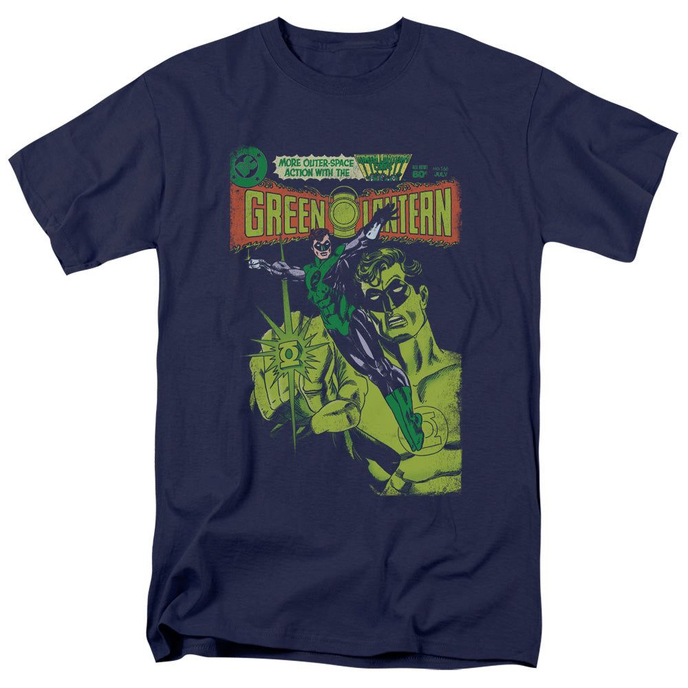 Green Lantern Vintage Cover Mens T Shirt Navy Retro Pop Classics