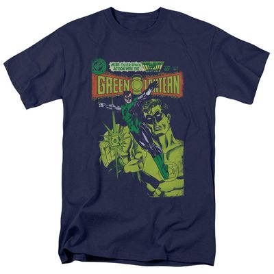 Green Lantern Vintage Cover Mens T Shirt Navy Retro Pop Classics