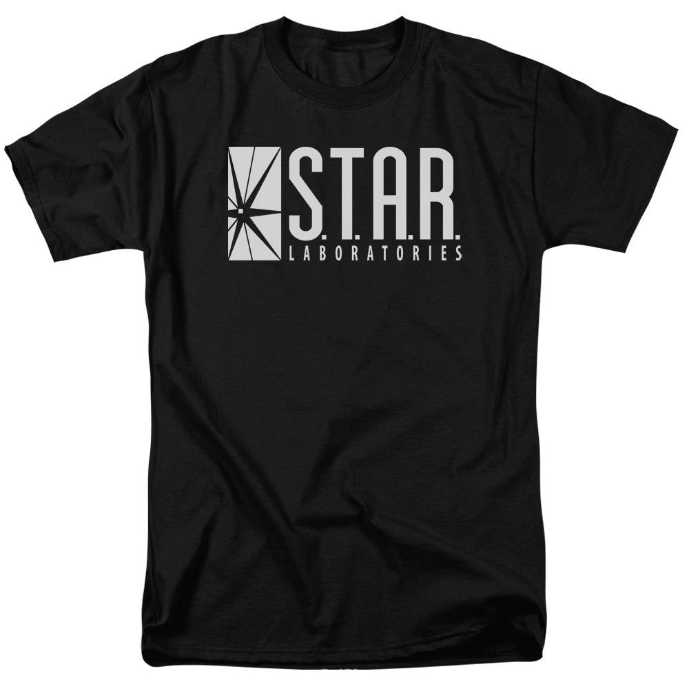 The Flash S.T.A.R. Mens T Shirt Black Retro Pop Classics