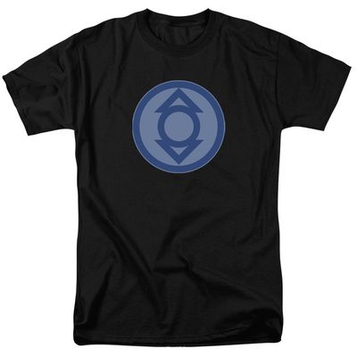 Green Lantern Indigo Symbol Mens T Shirt Black Retro Pop Classics