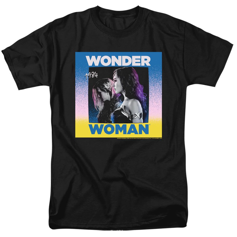 Wonder Woman 84 Wonder Duo Mens T Shirt Black Retro Pop Classics