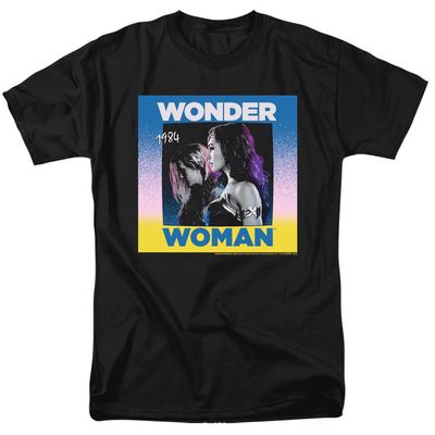Wonder Woman 84 Wonder Duo Mens T Shirt Black Retro Pop Classics