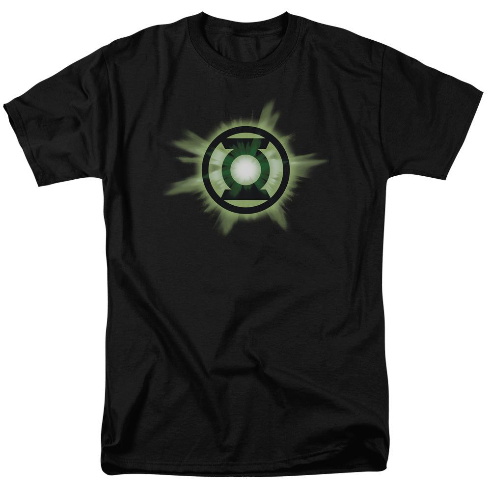Green Lantern Green Glow Mens T Shirt Black Retro Pop Classics