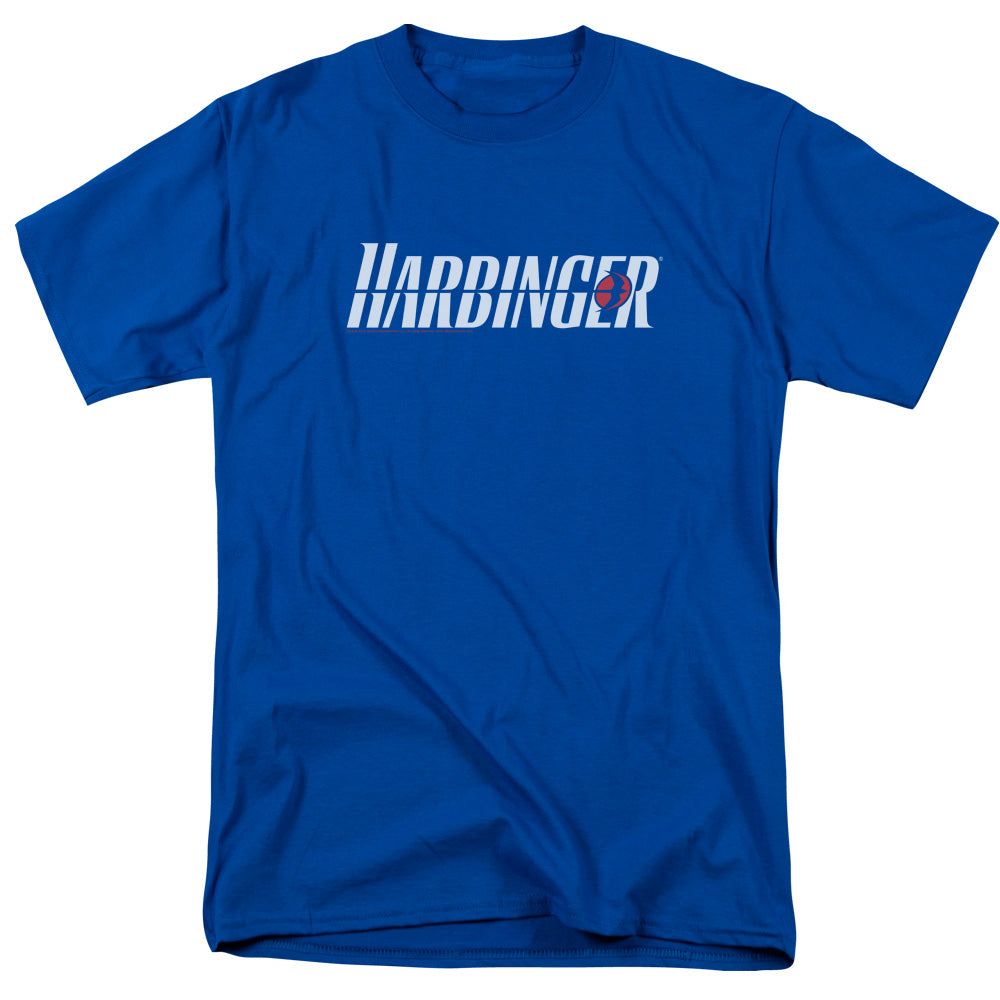 Harbinger Logo Mens T Shirt Royal Blue Retro Pop Classics