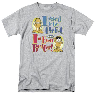 Garfield Even Better Mens T Shirt Athletic Heather Retro Pop Classics