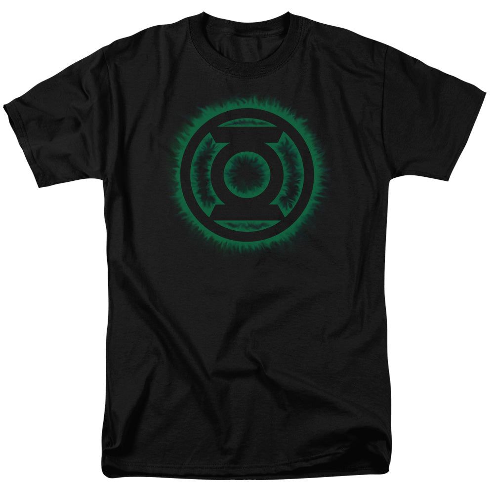 Green Lantern Green Flame Logo Mens T Shirt Black Retro Pop Classics