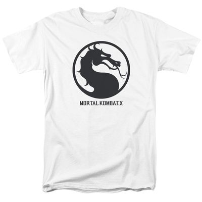 Mortal Kombat X Seal Mens T Shirt White Retro Pop Classics