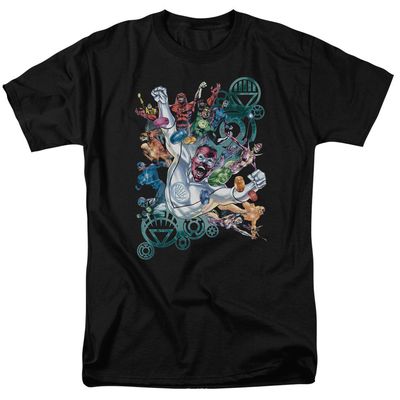 Green Lantern Lanterns Unite Mens T Shirt Black Retro Pop Classics