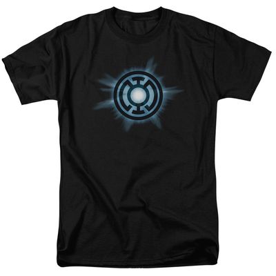 Green Lantern Blue Glow Mens T Shirt Black Retro Pop Classics