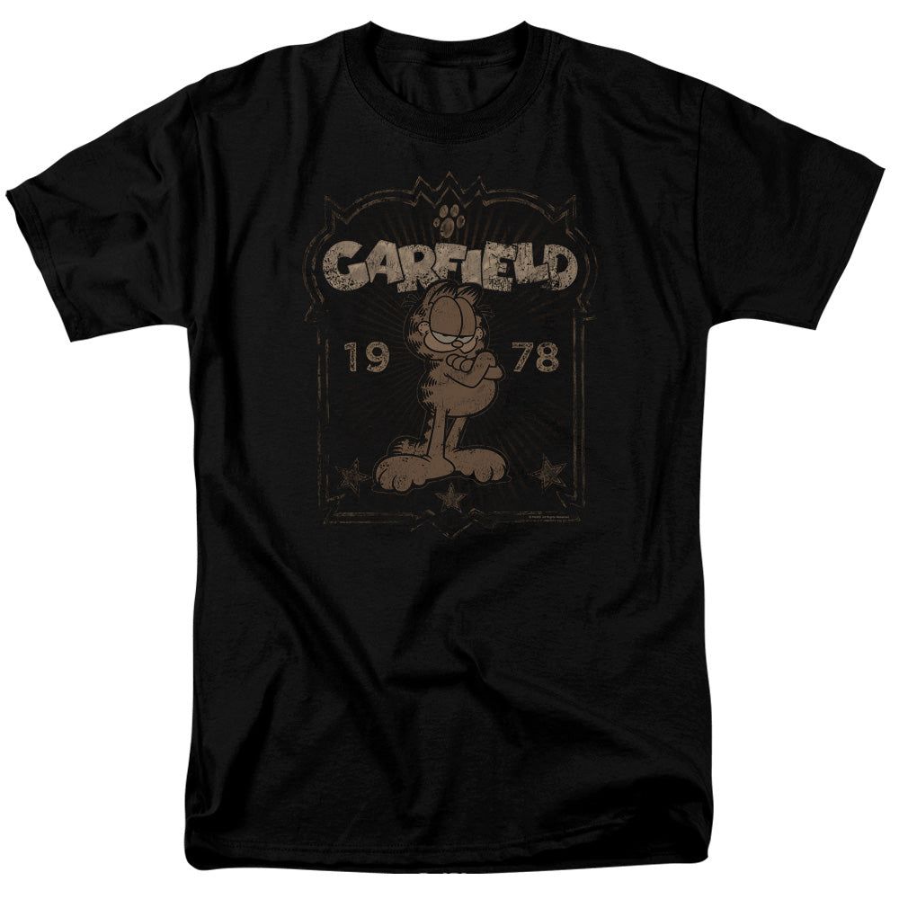 Garfield Est 1978 Mens T Shirt Black Retro Pop Classics