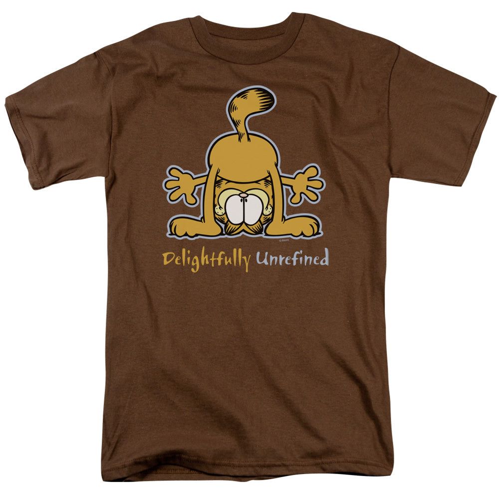Garfield Delightfully Unrefined Mens T Shirt Coffee Retro Pop Classics