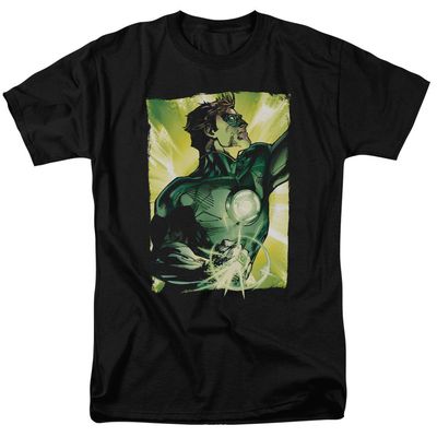 Green Lantern Up Up Mens T Shirt Black Retro Pop Classics