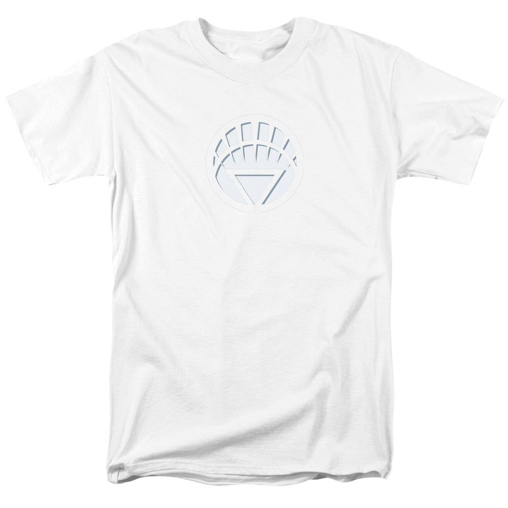 Green Lantern White Lantern Logo Mens T Shirt White Retro Pop Classics