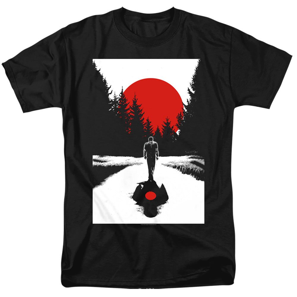 Bloodshot Woods Mens T Shirt Black Retro Pop Classics