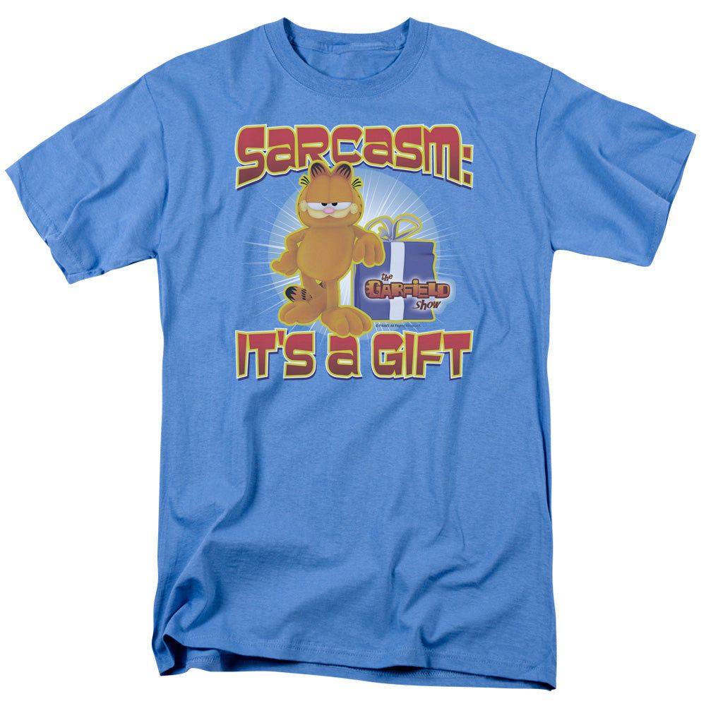 Garfield Sarca Mens T Shirt Carolina Blue Retro Pop Classics