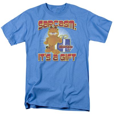 Garfield Sarca Mens T Shirt Carolina Blue Retro Pop Classics