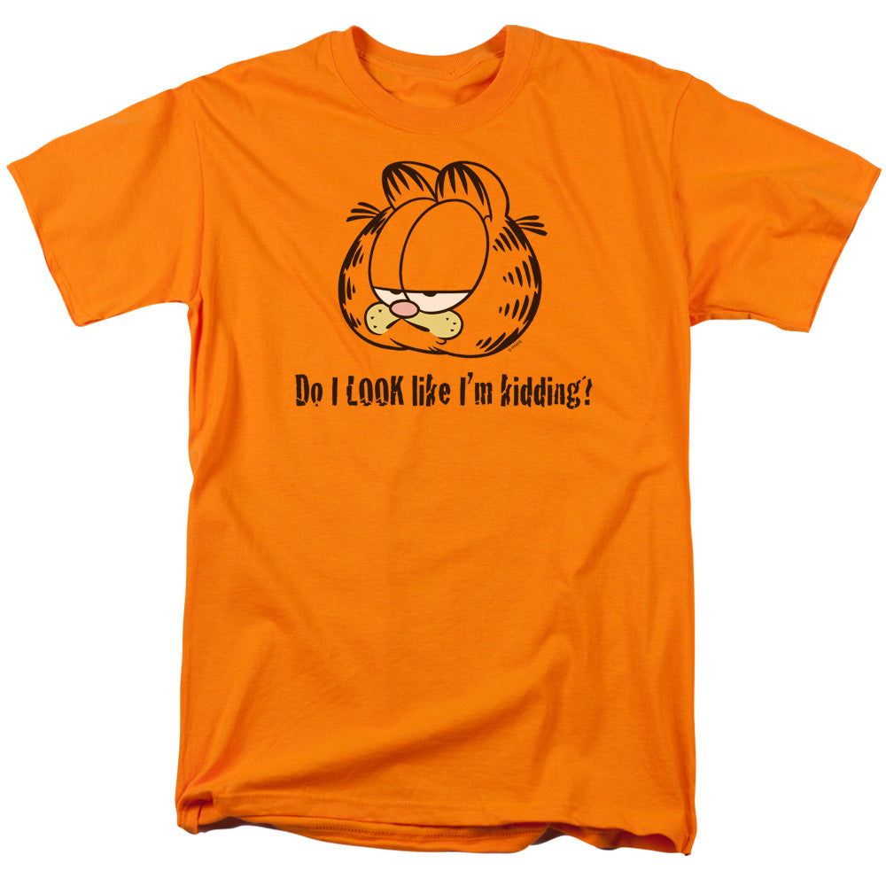 Garfield Do I Look Like Im Kidding Mens T Shirt Orange Retro Pop Classics