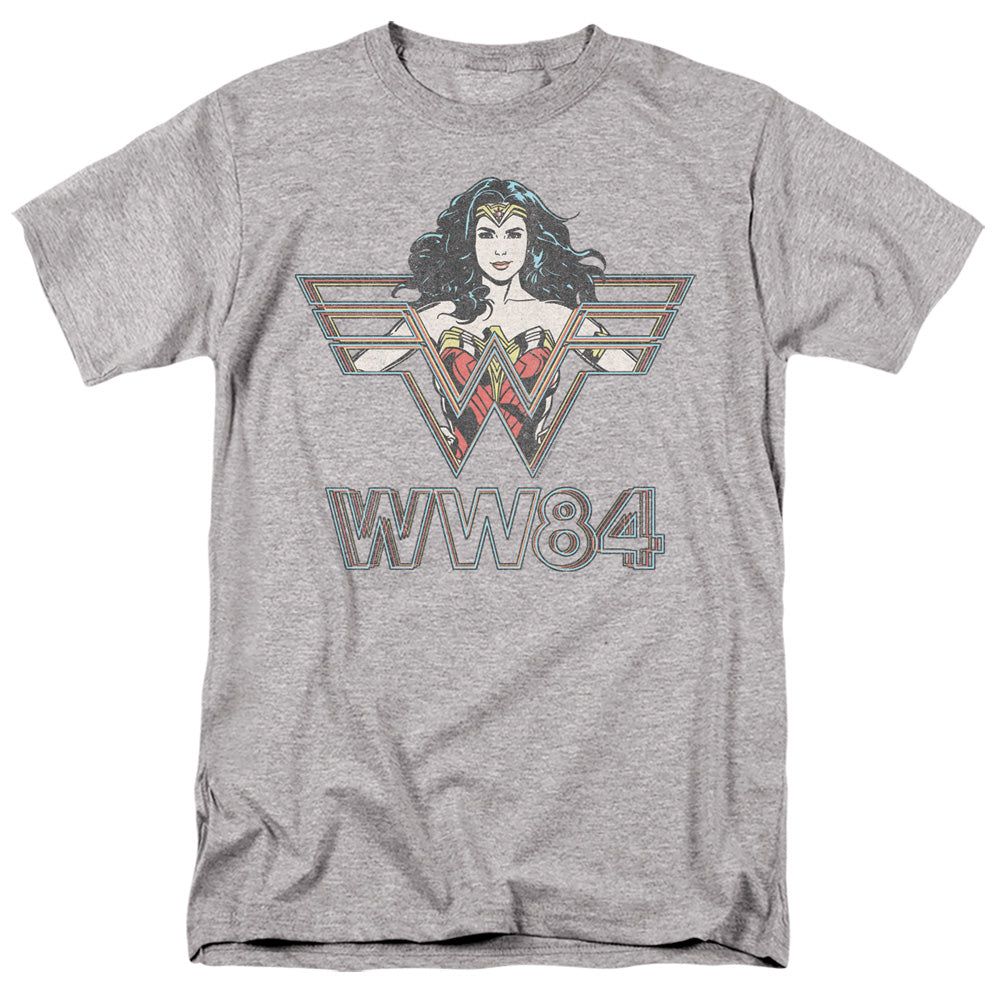 Wonder Woman 84 In Symbol Mens T Shirt Athletic Heather Retro Pop Classics