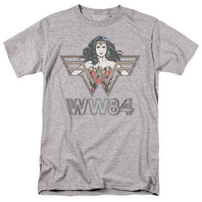 Wonder Woman 84 In Symbol Mens T Shirt Athletic Heather Retro Pop Classics