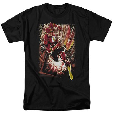 The Flash Street Speed Mens T Shirt Black Retro Pop Classics