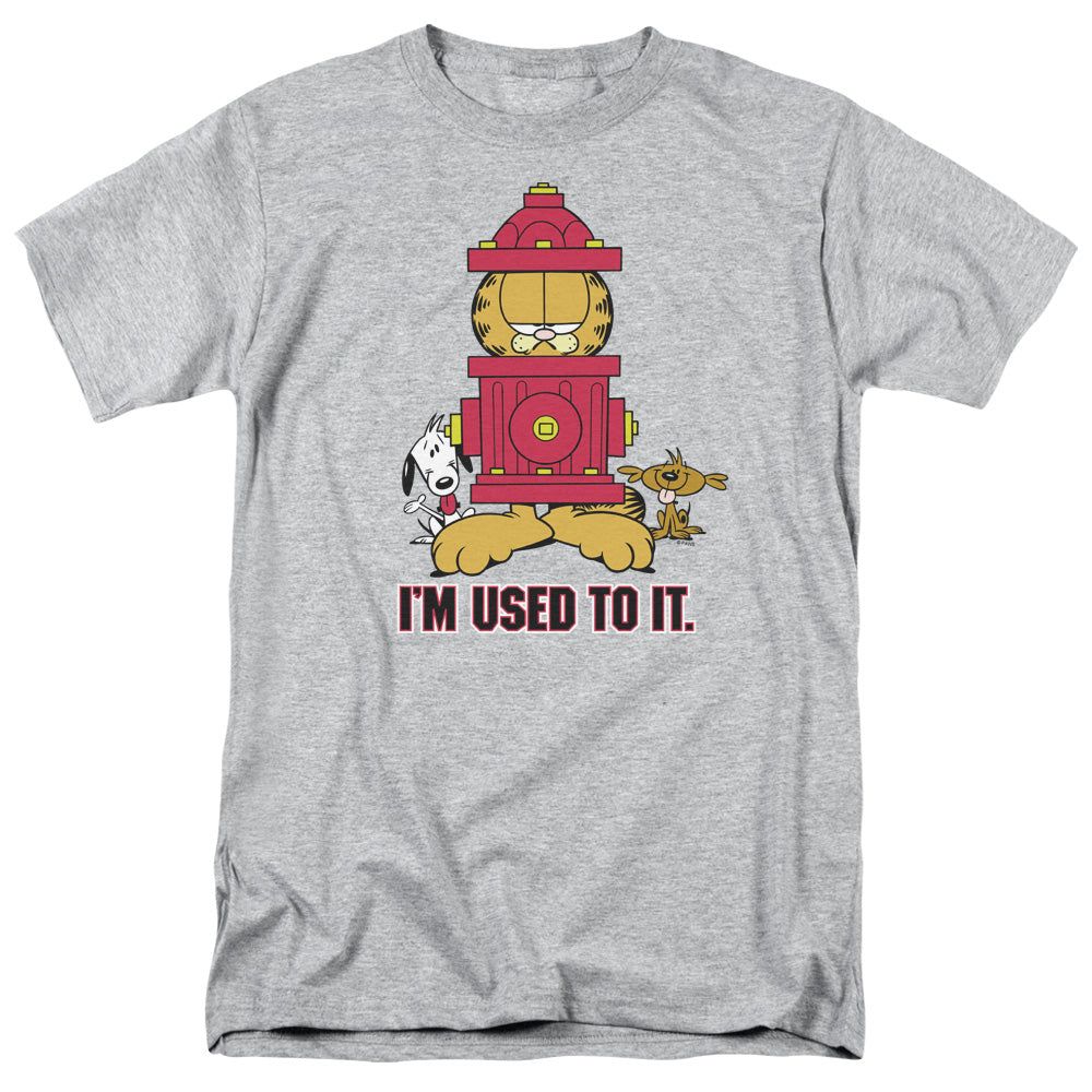 Garfield Im Used to It Mens T Shirt Athletic Heather Retro Pop Classics