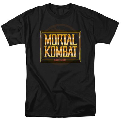 Mortal Kombat Klassic Insert Coin Mens T Shirt Black Retro Pop Classics