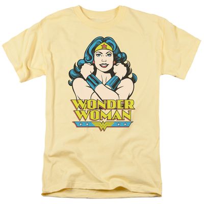 Dc Wonder Woman Wonder At Large Mens T Shirt Banana Retro Pop Classics