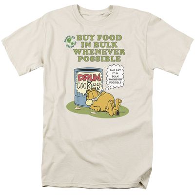 Garfield Buy in Bulk Mens T Shirt Cream Retro Pop Classics