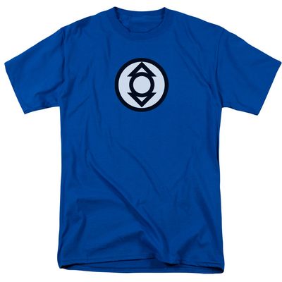 Green Lantern Indigo Tribe Mens T Shirt Royal Blue Retro Pop Classics
