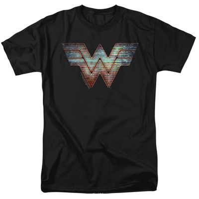Wonder Woman 84 Static Logo Mens T Shirt Black Retro Pop Classics