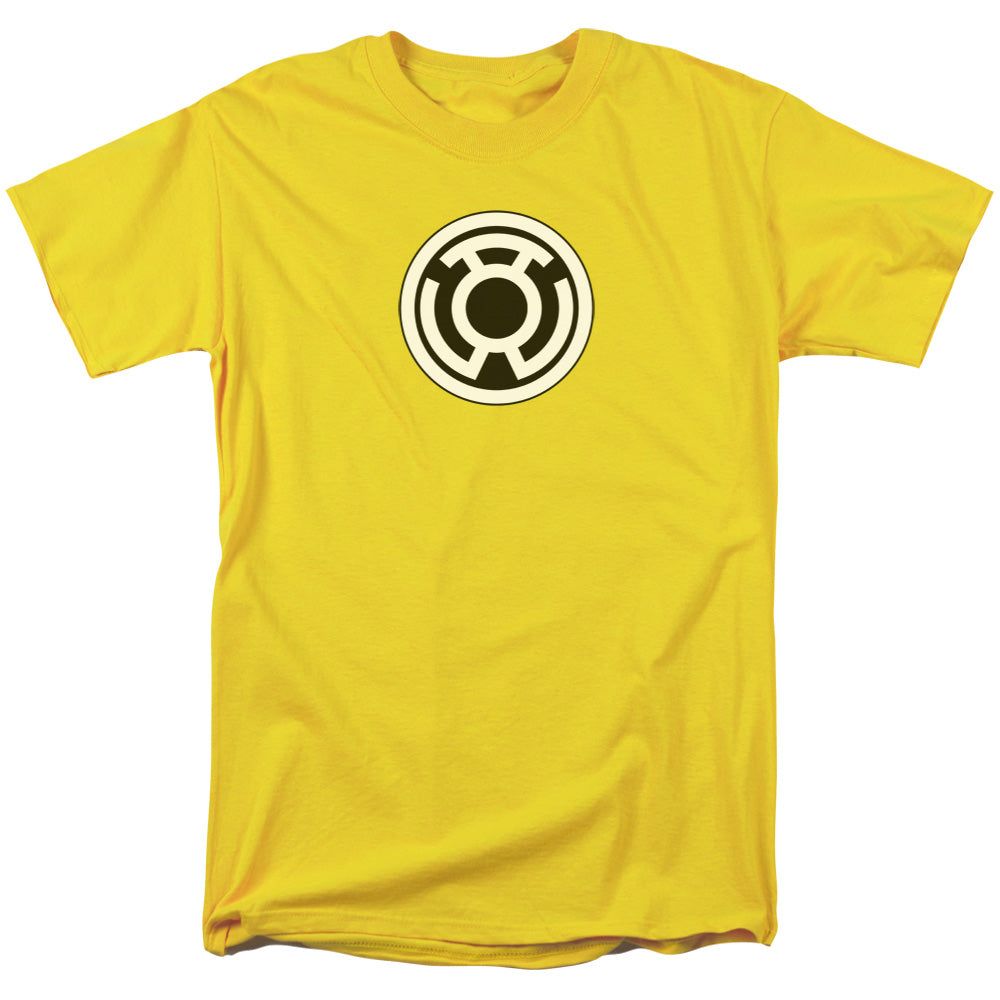 Green Lantern Sinestro Corps Logo Mens T Shirt Yellow Retro Pop Classics