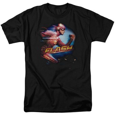 The Flash Fastest Man Mens T Shirt Black Retro Pop Classics