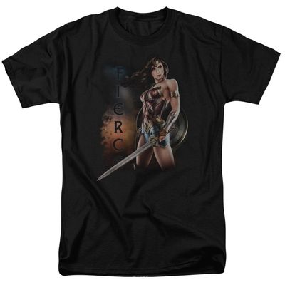 Wonder Woman Movie Fierce Mens T Shirt Black Retro Pop Classics