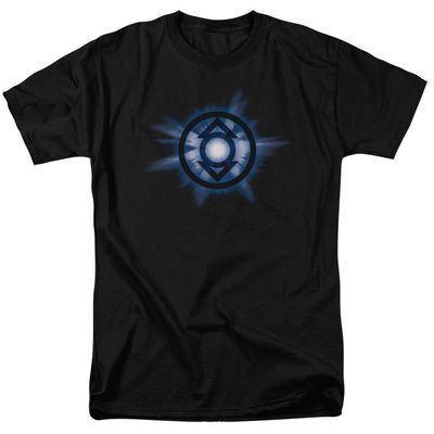Green Lantern Indigo Glow Mens T Shirt Black Retro Pop Classics