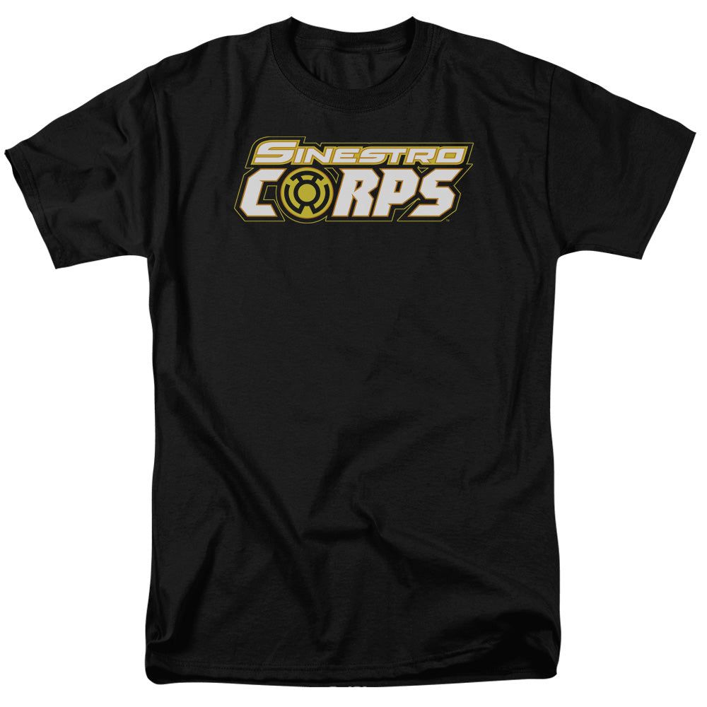 Green Lantern Sinestro Corps Logo Mens T Shirt Black Retro Pop Classics
