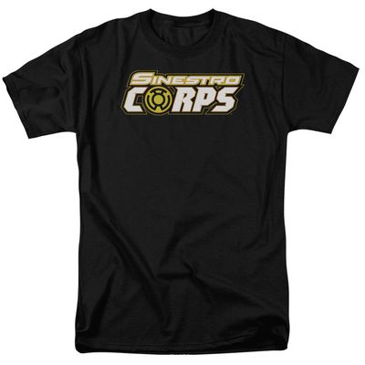 Green Lantern Sinestro Corps Logo Mens T Shirt Black Retro Pop Classics