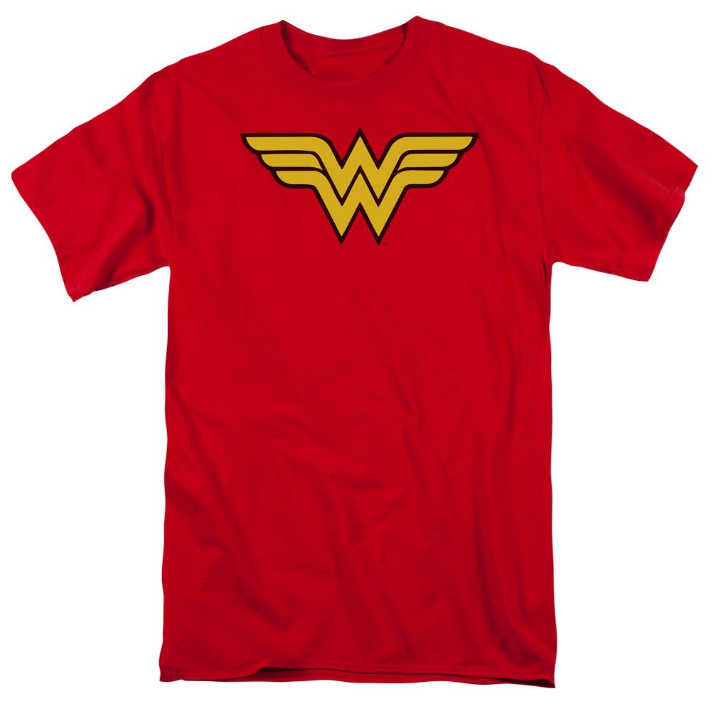 Dc Wonder Woman Logo Mens T Shirt Red Retro Pop Classics