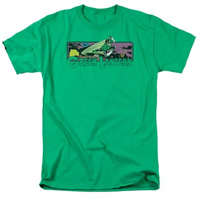 Dc Green Lantern Cosmos Mens T Shirt Kelly Green Retro Pop Classics