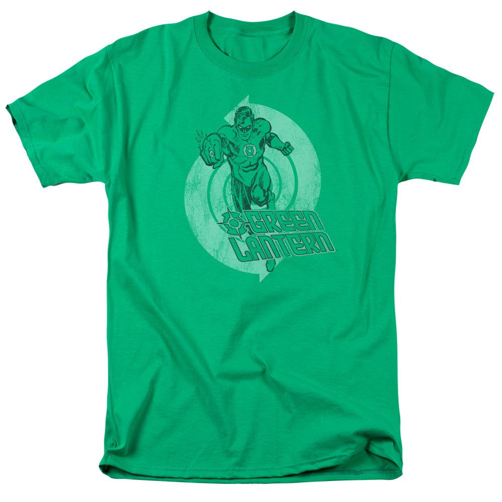Green Lantern Power Mens T Shirt Kelly Green Retro Pop Classics