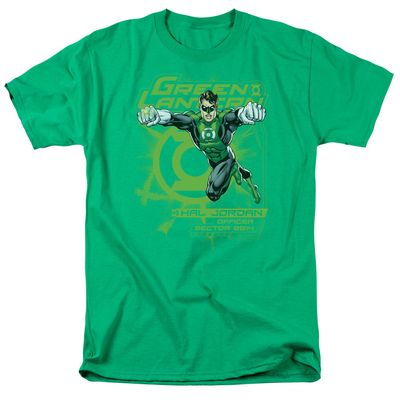 Green Lantern Sector 2814 Mens T Shirt Kelly Green Retro Pop Classics