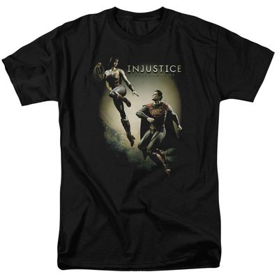 Injustice Gods Among Us Battle Of The Gods Mens T Shirt Black Retro Pop Classics