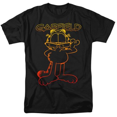 Garfield Hotshot Garfield Mens T Shirt Black Retro Pop Classics