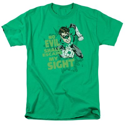 Green Lantern No Evil Mens T Shirt Kelly Green Retro Pop Classics