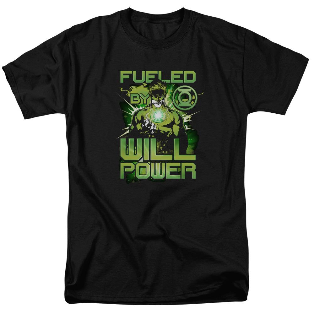 Green Lantern Fueled Mens T Shirt Black Retro Pop Classics
