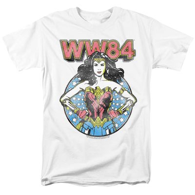 Wonder Woman 84 Star Circle Mens T Shirt White Retro Pop Classics
