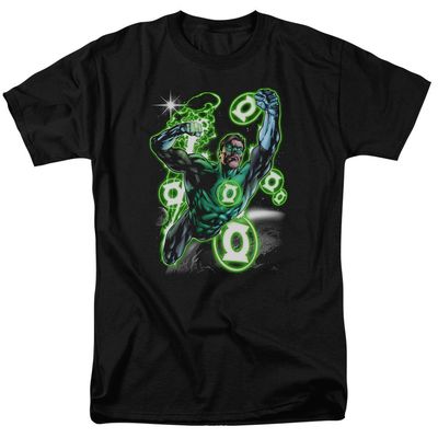 Green Lantern Earth Sector Mens T Shirt Black Retro Pop Classics
