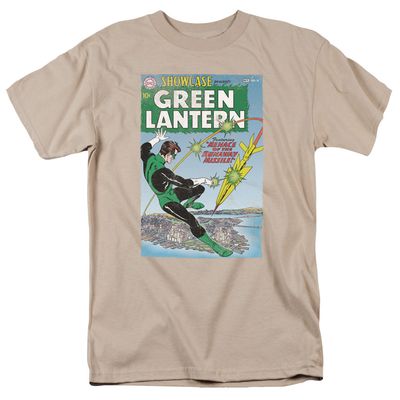 Green Lantern Menace Missle Mens T Shirt Sand Retro Pop Classics